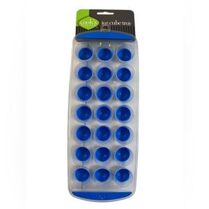 NWT Cook's Kitchen Blue Ice Cube Tray - 21 Small Dome Ice Cubes or Snacks